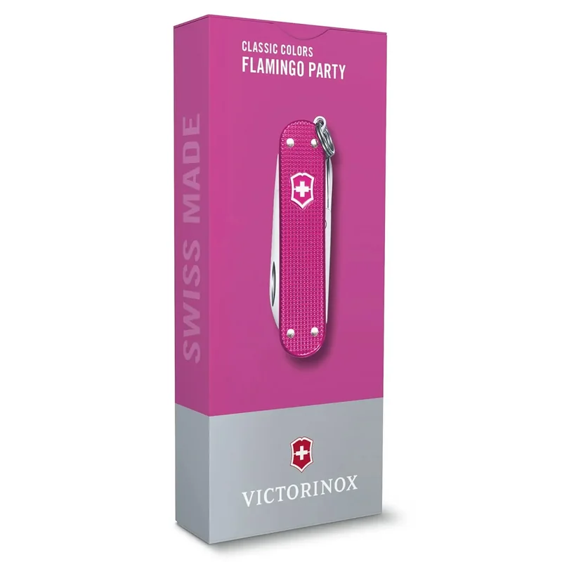 Nóż kieszonkowy Victorinox Classic Alox Flamingo Party