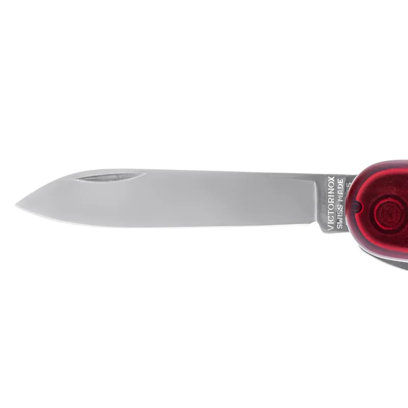 Nóż kieszonkowy Victorinox Swiss Champ – Przezroczysty Czerwony