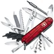 Nóż kieszonkowy Victorinox Cyber Tool L - Czerwony Transparentny