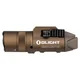 Latarka z celownikiem laserowym Olight BALDR Pro R Desert Tan - 1350 lumenów, zielony laser