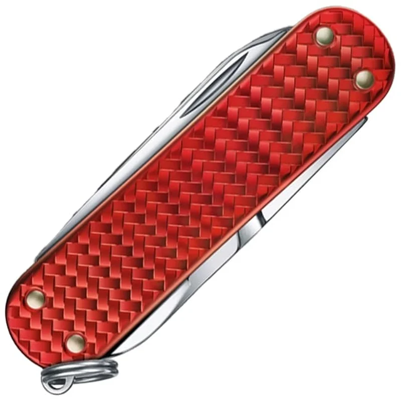 Victorinox Classic Precious Alox Taschenmesser - Iconic Red