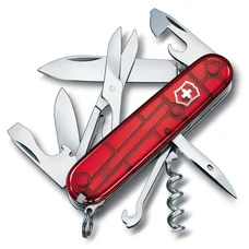 Victorinox Climber Taschenmesser - Transparent Rot
