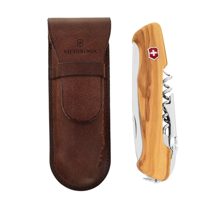 Nóż kieszonkowy Victorinox Wine Master - drewno oliwne