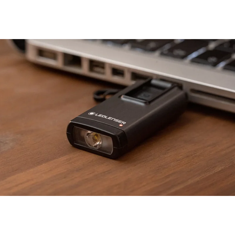 Latarka breloczek Ledlenser K6R 400 lumenów - Szara