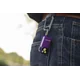 Fioletowa latarka akumulatorowa Olight Oclip Pro - 500 lumenów