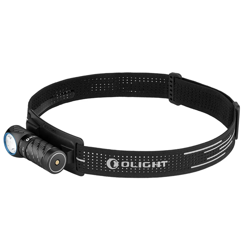 Latarka czołowa i kątowa Olight Perun 3 Mini HCRI Neutral White Black z opaską - 920 lumenów