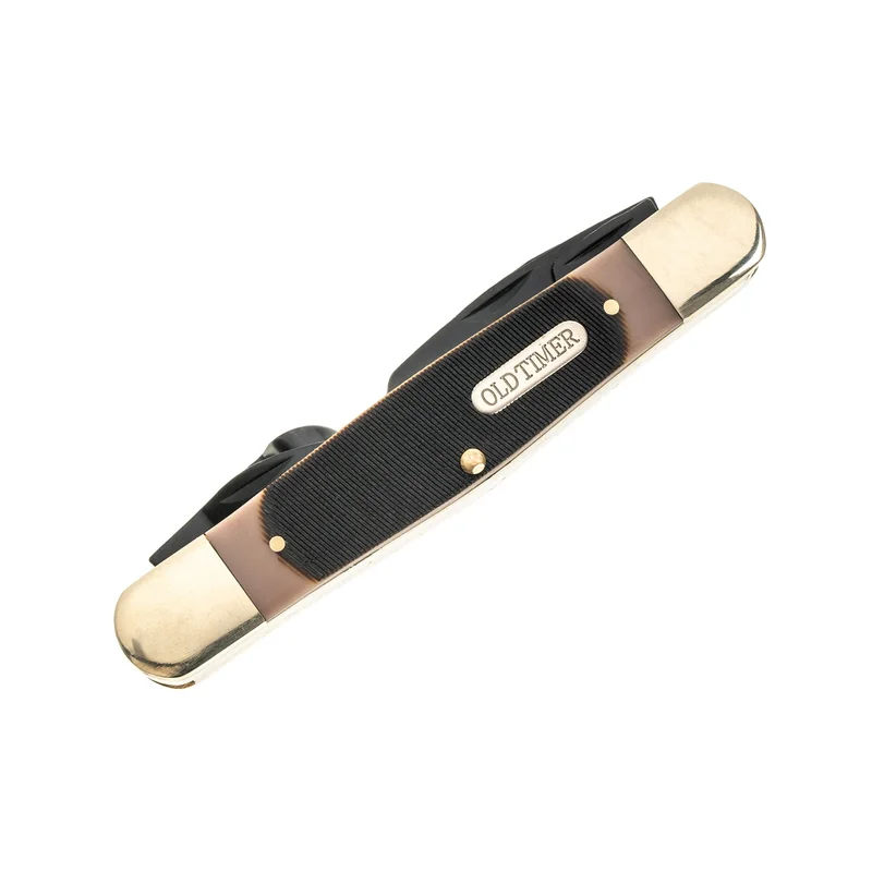 Klasyczny nóż kieszonkowy Schrade Old Timer do rzeźbienia i obróbki drewna - 153 mm