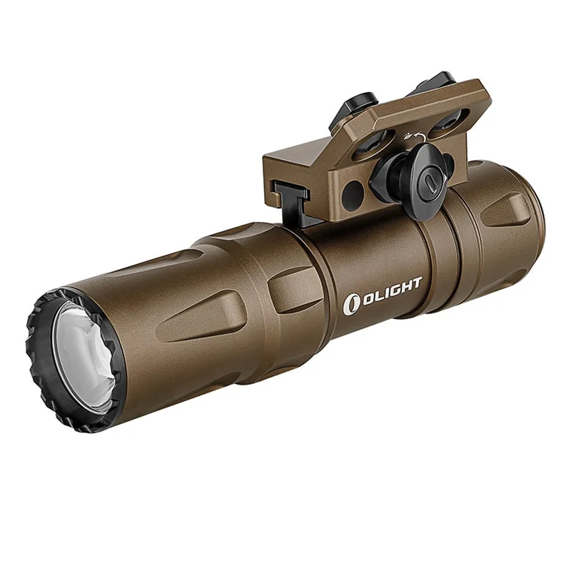 Latarka Olight Odin Mini Desert Tan z montażem - 1250 lumenów
