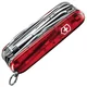 Nóż kieszonkowy Victorinox Cyber Tool L - Czerwony Transparentny