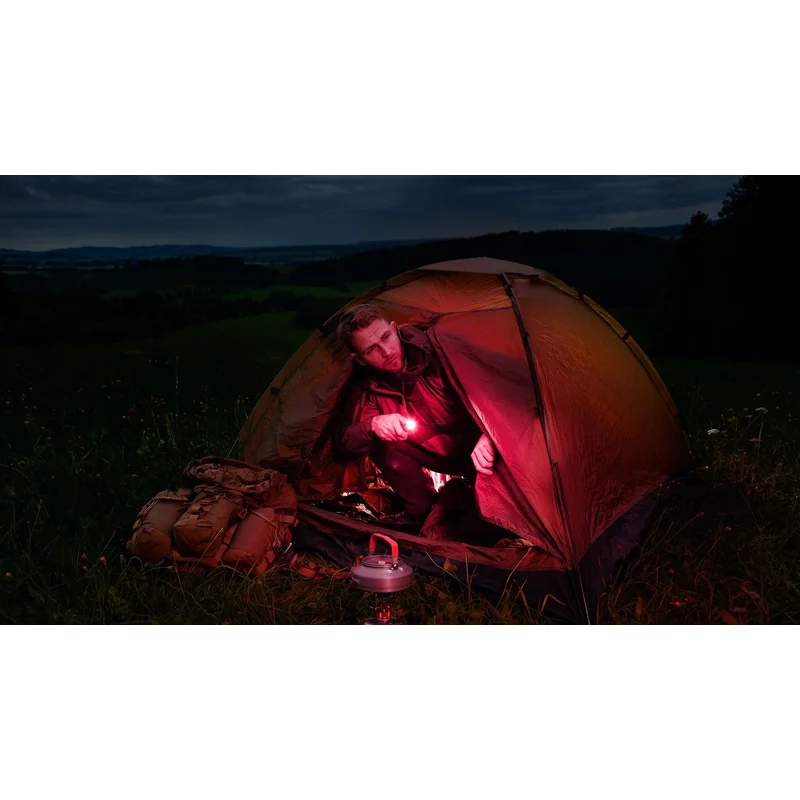Latarka Olight ArkPro Lite Cool White Pomarańczowa - 1200 lumenów