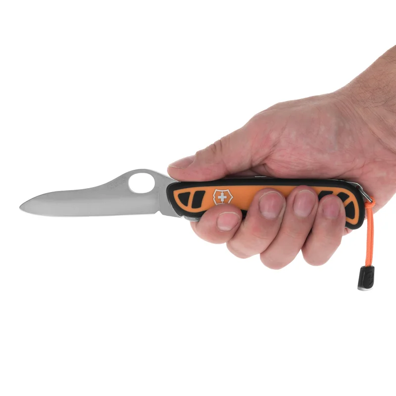 Nóż kieszonkowy Victorinox Hunter XT Grip - pomarańczowo-czarny