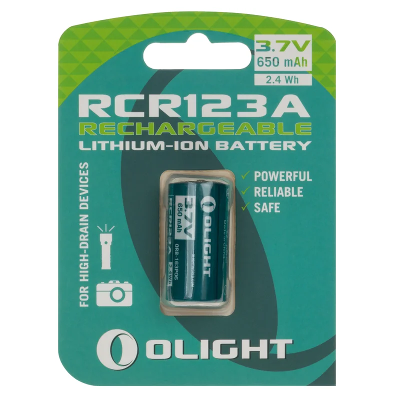 Akumulator Olight RCR 123A 650mAh 3.7V