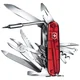 Nóż kieszonkowy Victorinox Cyber Tool L - Czerwony Transparentny