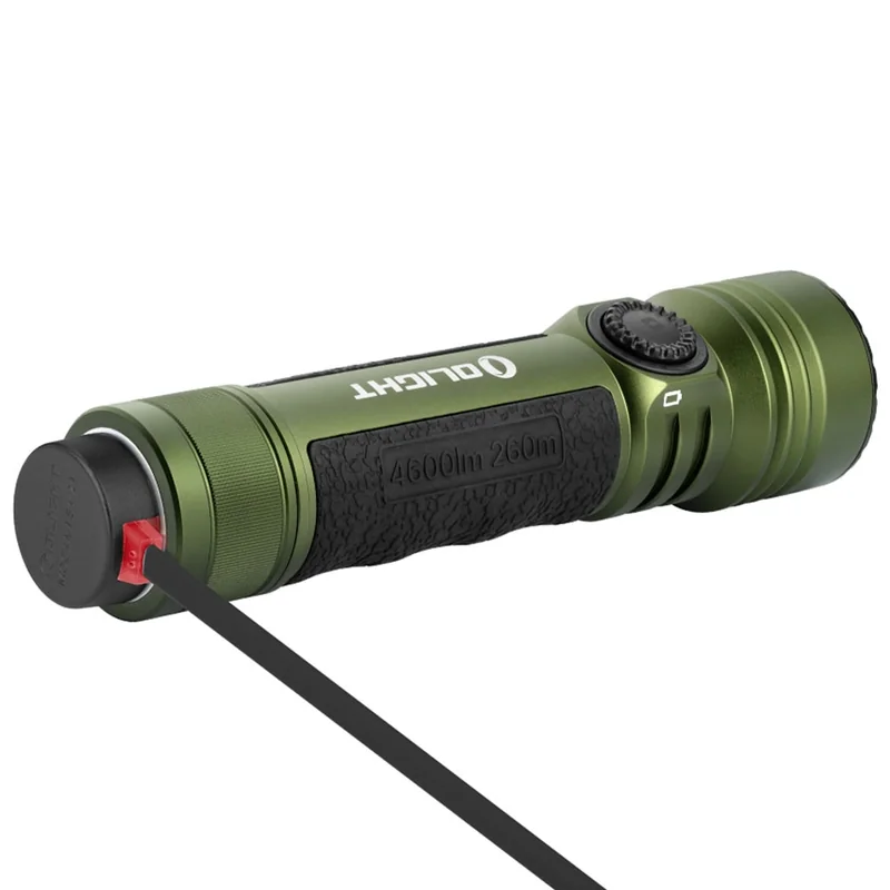 Latarka taktyczna szukaczowa Olight Seeker 4 Pro Cool White OD Green - 4600 lumenów