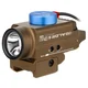 Olight BALDR S Cool White Desert Tan Latarka na broń z celownikiem laserowym - 800 lumenów, niebieski laser