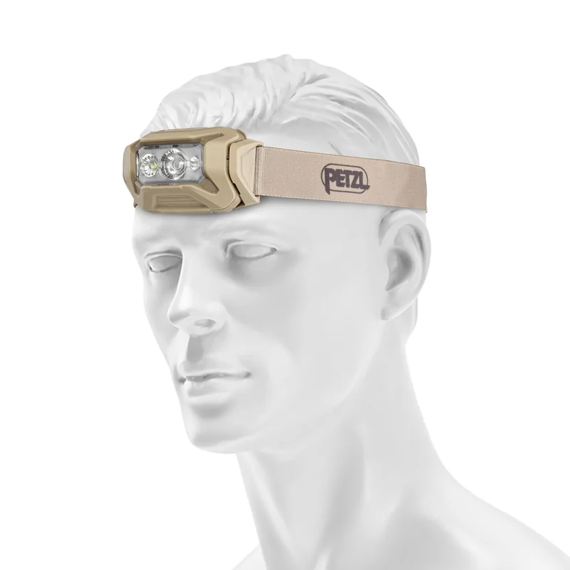 Latarka czołowa Petzl Aria 2 RGB New Tan - 450 lumenów