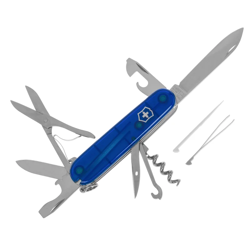 Victorinox Climber Taschenmesser - Transparent Blau
