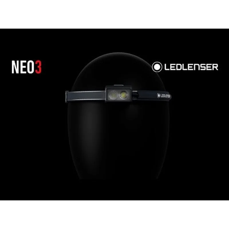 Latarka czołowa Ledlenser Neo 3 Black/Gray - 400 lumenów
