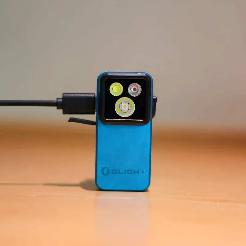 Latarka akumulatorowa Olight Oclip 2 Pro 530 lumenów - Tidal Blue