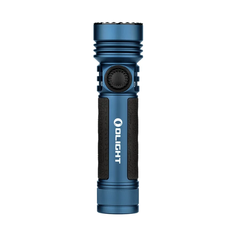 Latarka taktyczna Olight Seeker 4 Pro Cool White Midnight Blue - 4600 lumenów