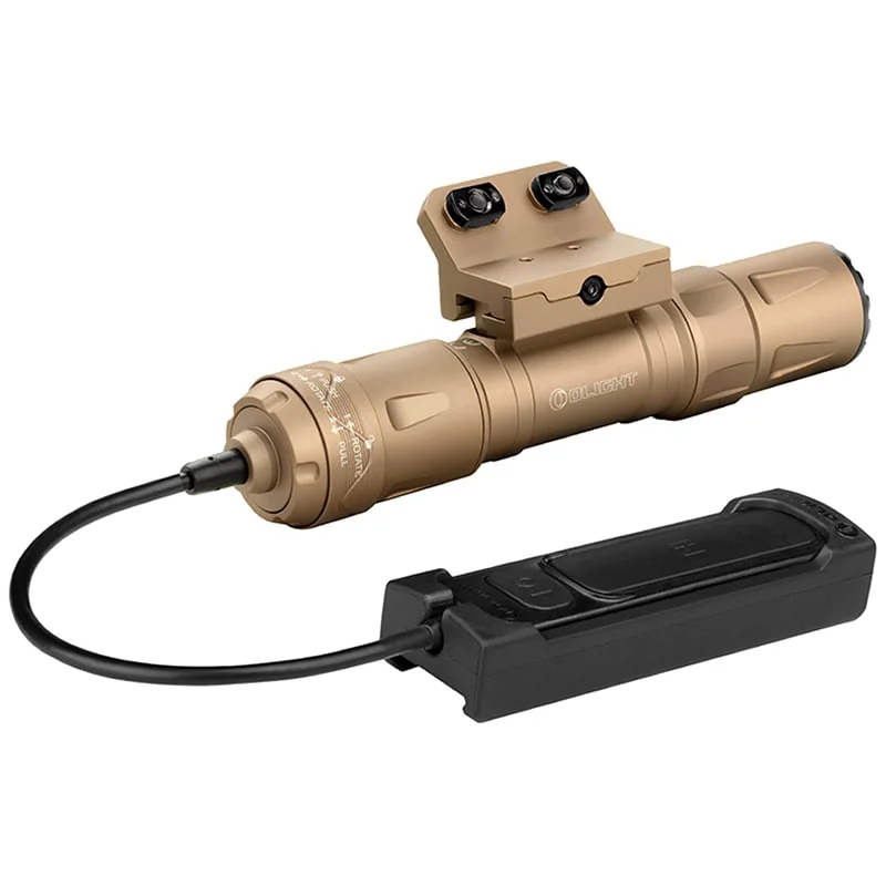 Latarka taktyczna Olight Odin S Desert Tan z montażem - 1500 lumenów