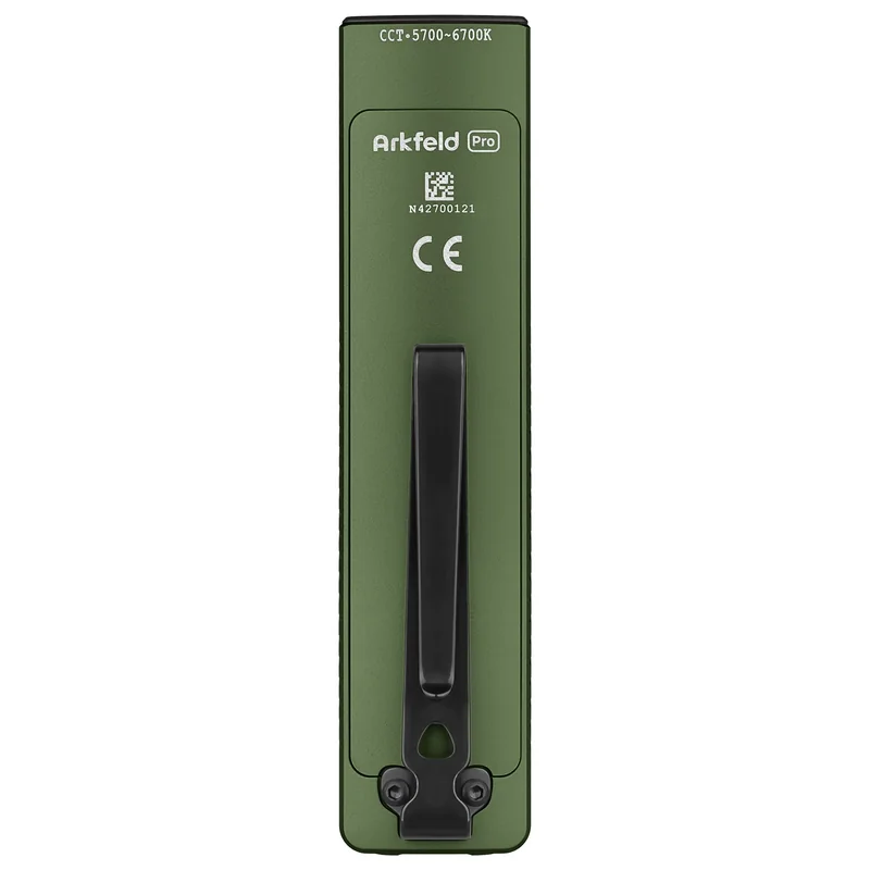 Latarka z wskaźnikiem laserowym Olight Arkfeld Pro UV Cool White OD Green - 1300 lumenów