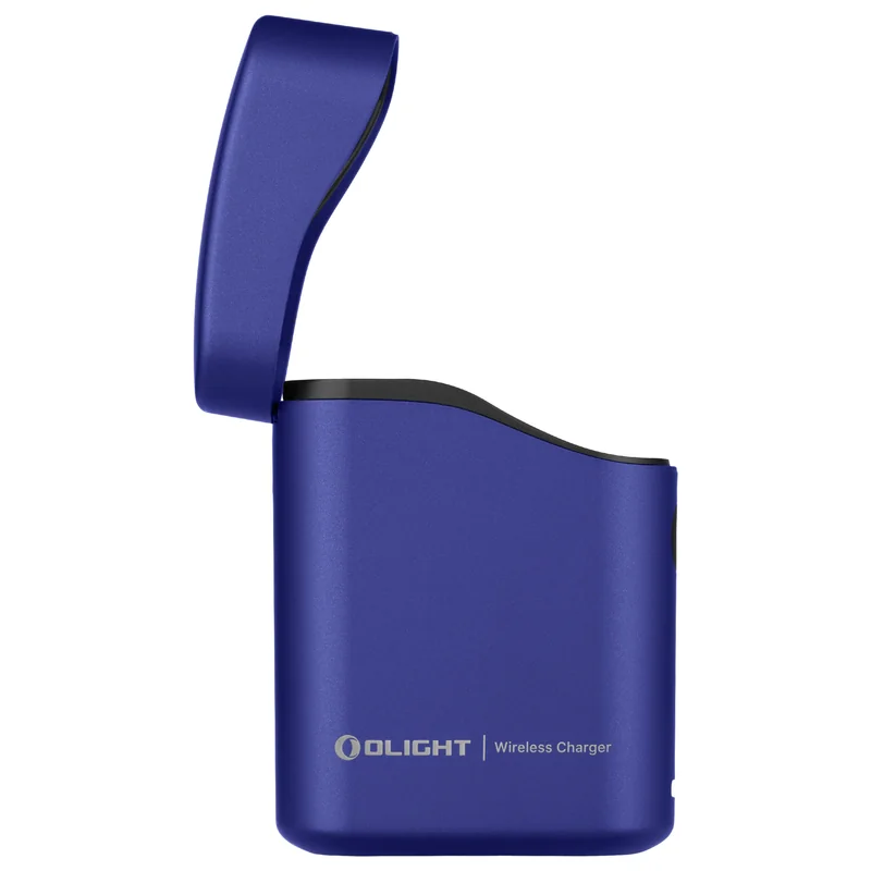 Latarka Olight Baton 4 Premium Edition Regal Blue z etui ładującym - 1300 lumenów