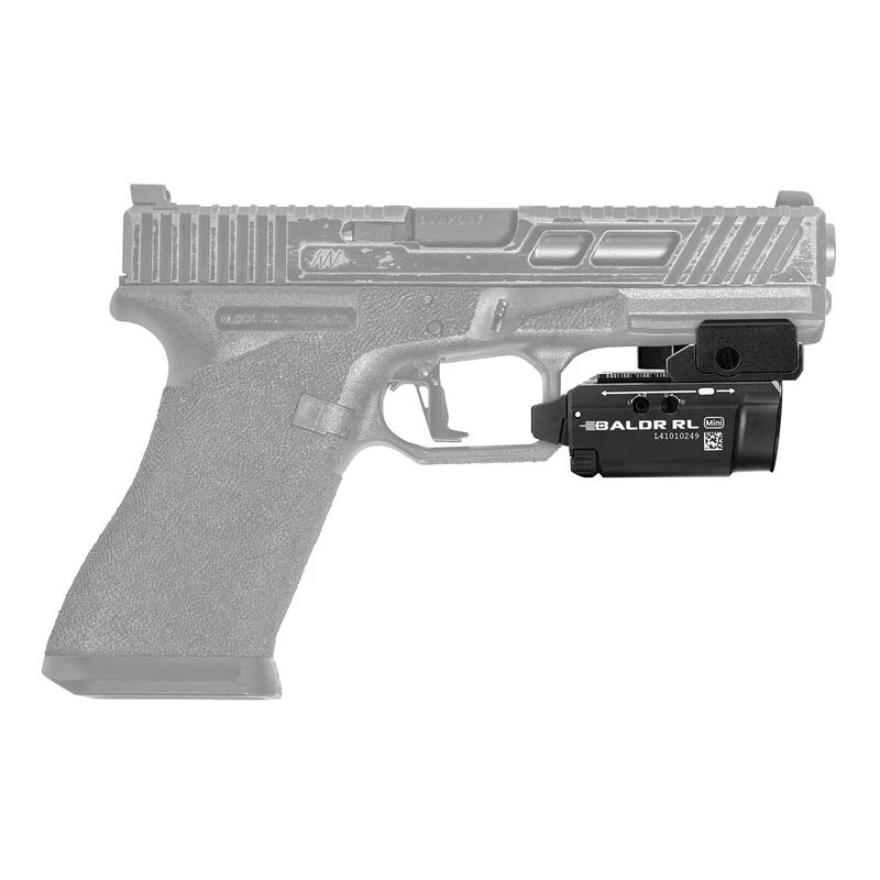 Latarka taktyczna Olight BALDR Mini RL z celownikiem laserowym - 600 lumenów, czerwony laser