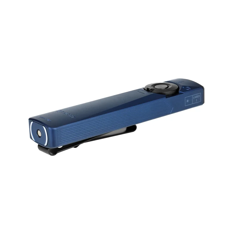 Latarka Olight Arkfeld Ultra UV Cool White Navy Blue z wskaźnikiem laserowym - 1400 lumenów