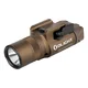 Latarka z celownikiem laserowym Olight BALDR Pro R Desert Tan - 1350 lumenów, zielony laser