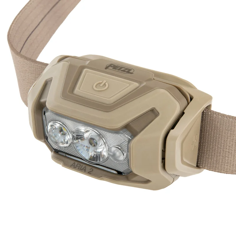 Latarka czołowa Petzl Aria 2 RGB New Tan - 450 lumenów