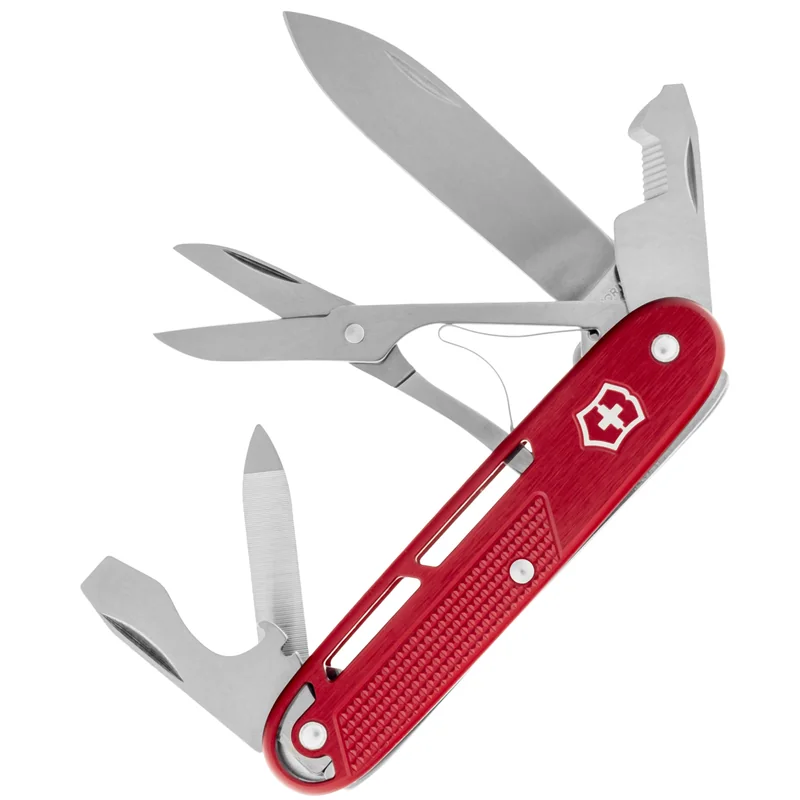 Nóż kieszonkowy Victorinox Alox Refined Synergy X - Czerwony