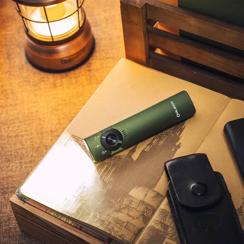 Latarka z wskaźnikiem laserowym Olight Arkfeld Pro UV Cool White OD Green - 1300 lumenów