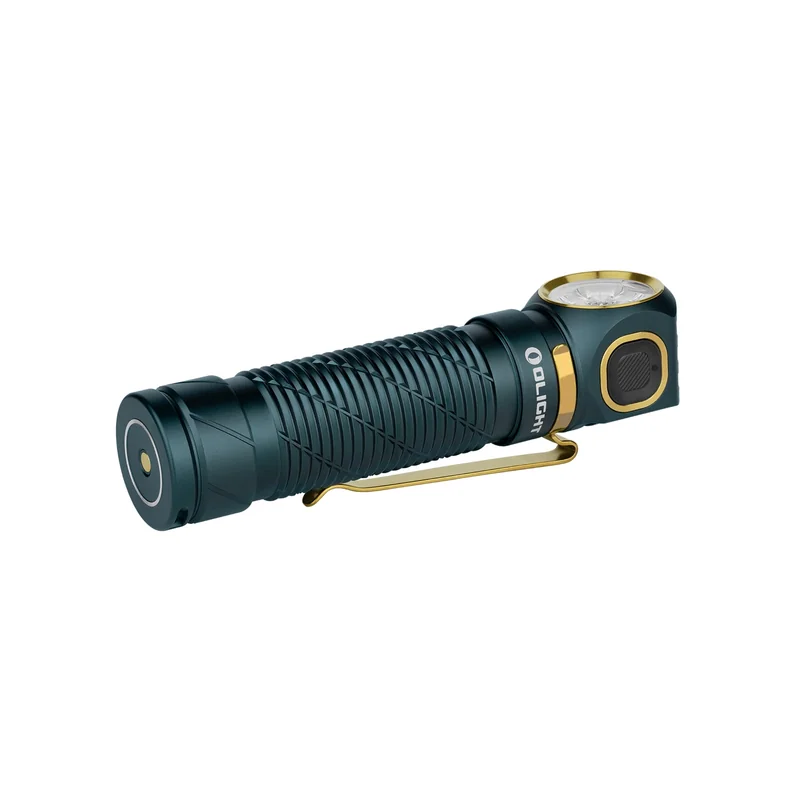 Latarka czołowa i kątowa Olight Perun 3 Dream Blue z opaską na głowę - 3000 lumenów