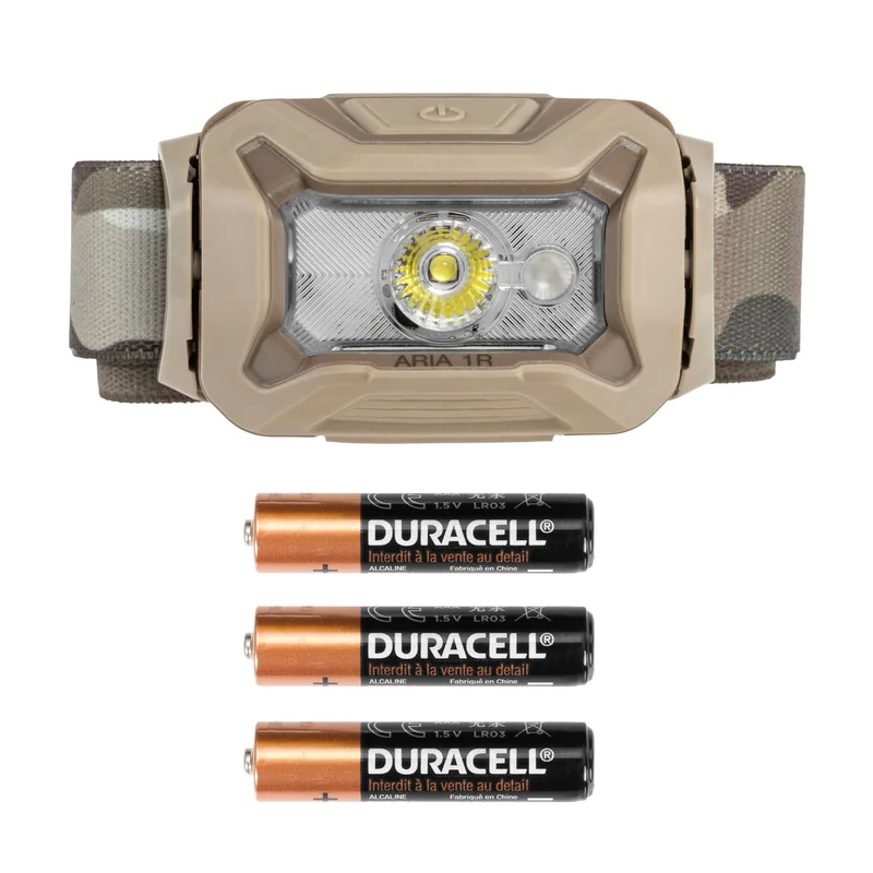 Latarka czołowa Petzl Aria 1 RGB New Camo - 350 lumenów