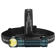 Latarka czołowa i kątowa Olight Perun 3 Dream Blue z opaską na głowę - 3000 lumenów