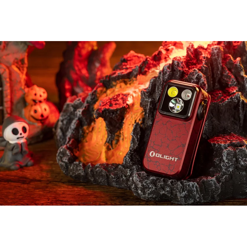 Latarka akumulatorowa Olight Oclip Pro Molten Lava - 500 lumenów