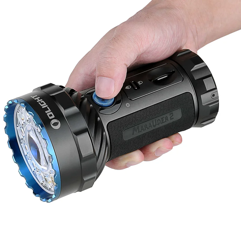 Latarka akumulatorowa Olight Marauder 2 Cool White z funkcją powerbanku - 14000 lumenów, zasięg 800 m