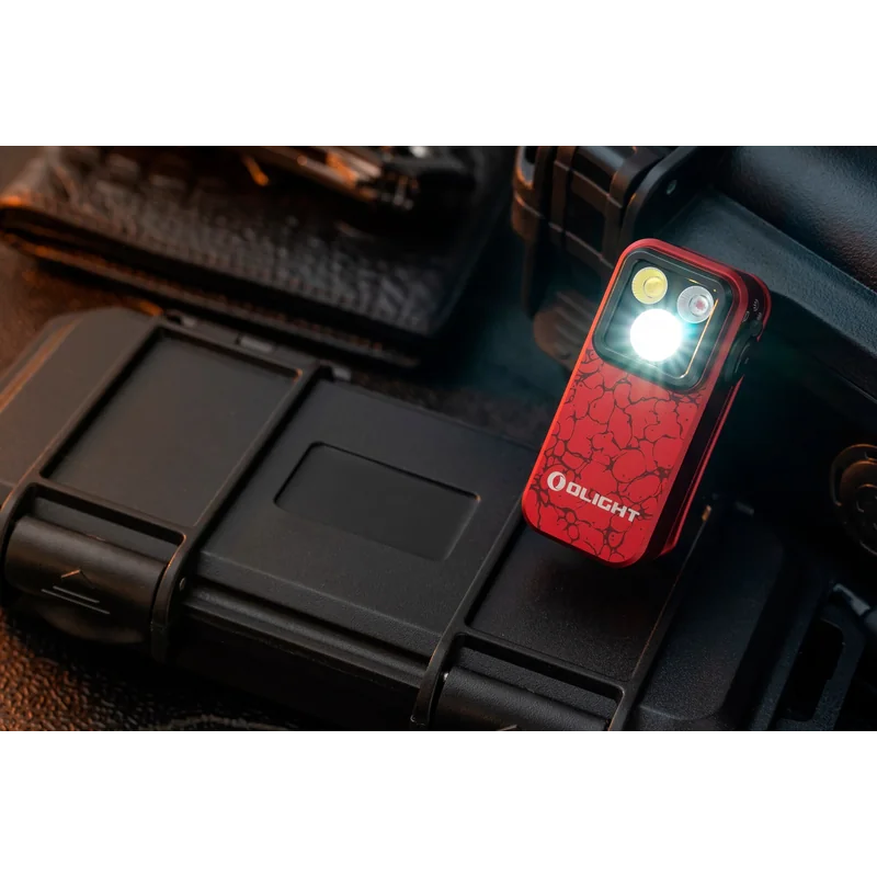 Latarka akumulatorowa Olight Oclip Pro Molten Lava - 500 lumenów