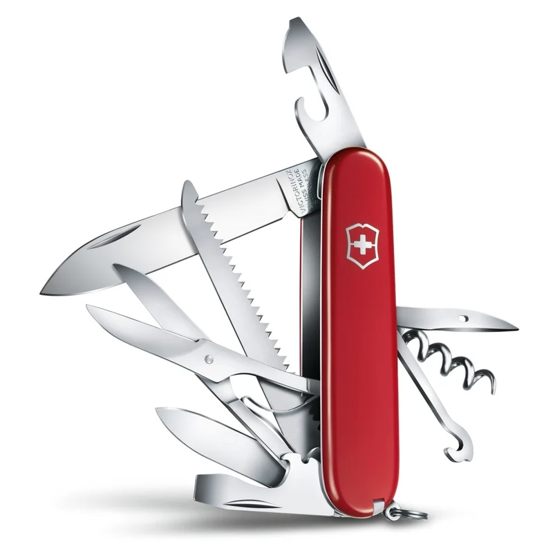Nóż kieszonkowy Victorinox Huntsman - Czerwony