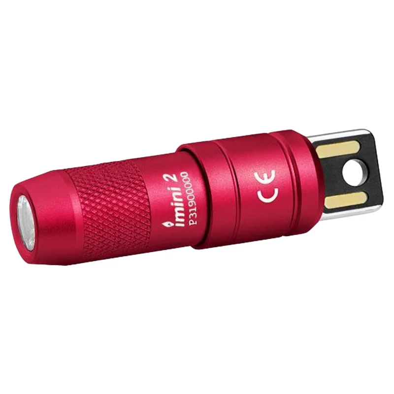 Olight iMini 2 Rote Taschenlampe - 50 Lumen
