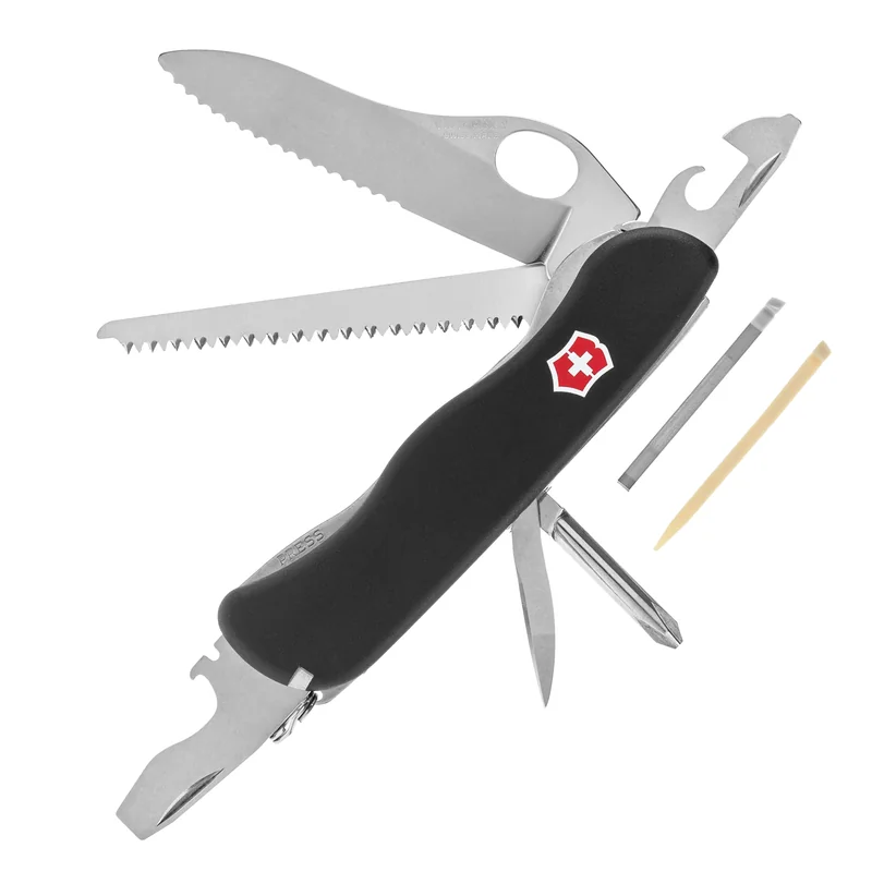 Nóż kieszonkowy Victorinox Trailmaster One Hand - Czarny