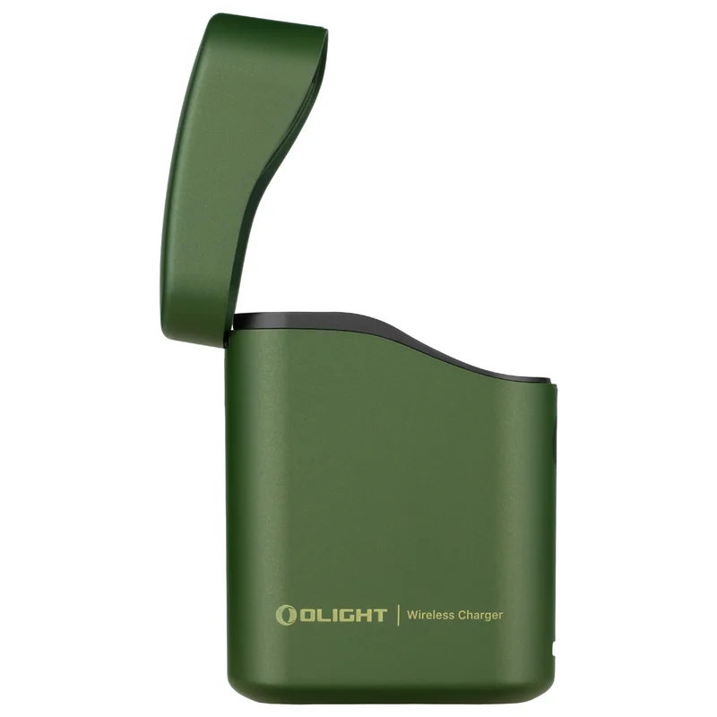 Latarka Olight Baton 4 Premium Edition OD Green z etui z funkcją ładowania bezprzewodowego – 1300 lumenów