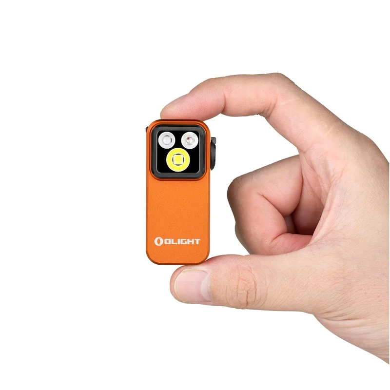Latarka akumulatorowa Olight Oclip Pro S Orange - 600 lumenów