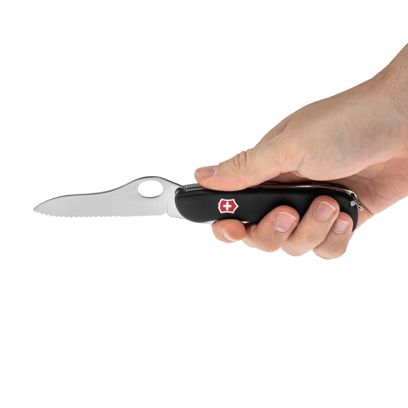 Nóż kieszonkowy Victorinox Trailmaster One Hand - Czarny