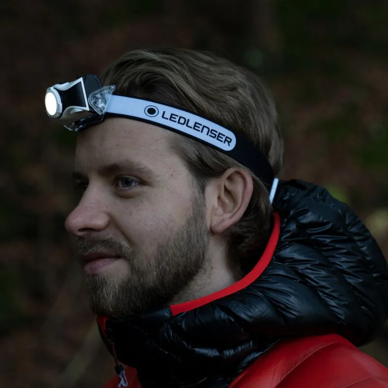 Latarka czołowa Ledlenser MH7 - czarno-szara - 600 lumenów