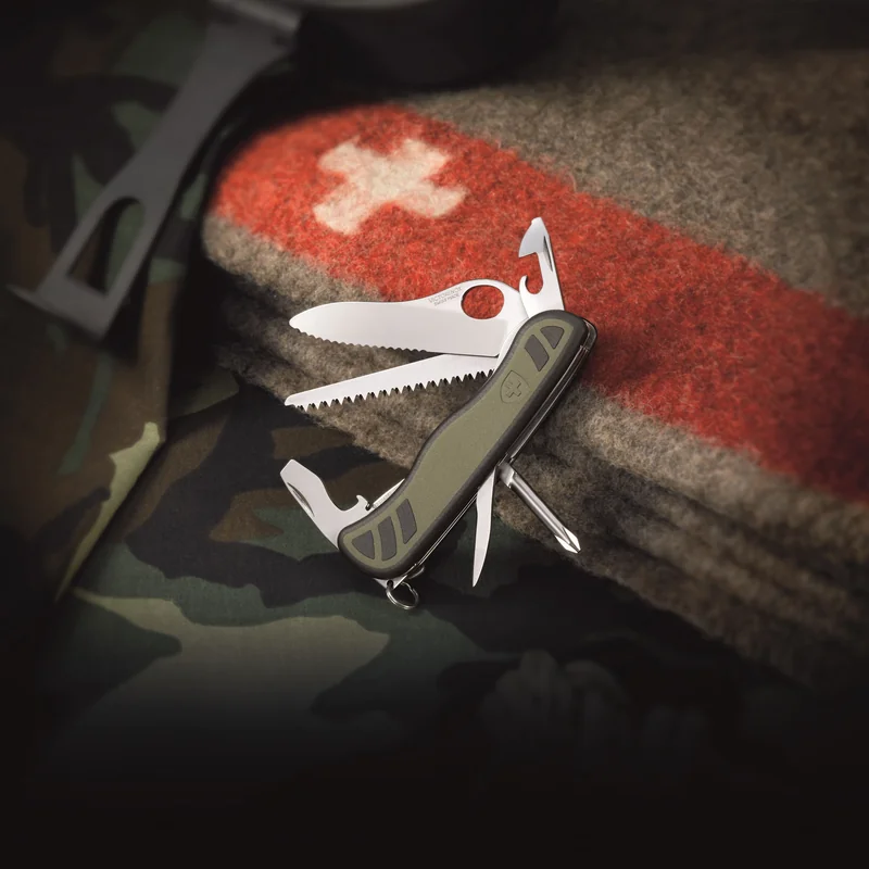 Victorinox Soldier 08 Einhand-Taschenmesser - Grün