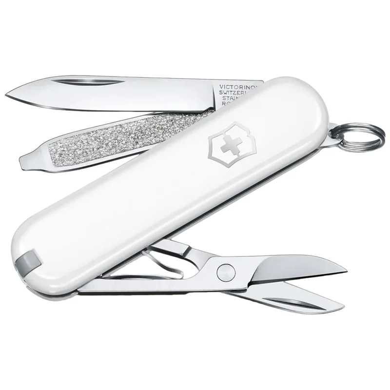 Victorinox Classic SD Taschenmesser mit Etui - Falling Snow/Beige