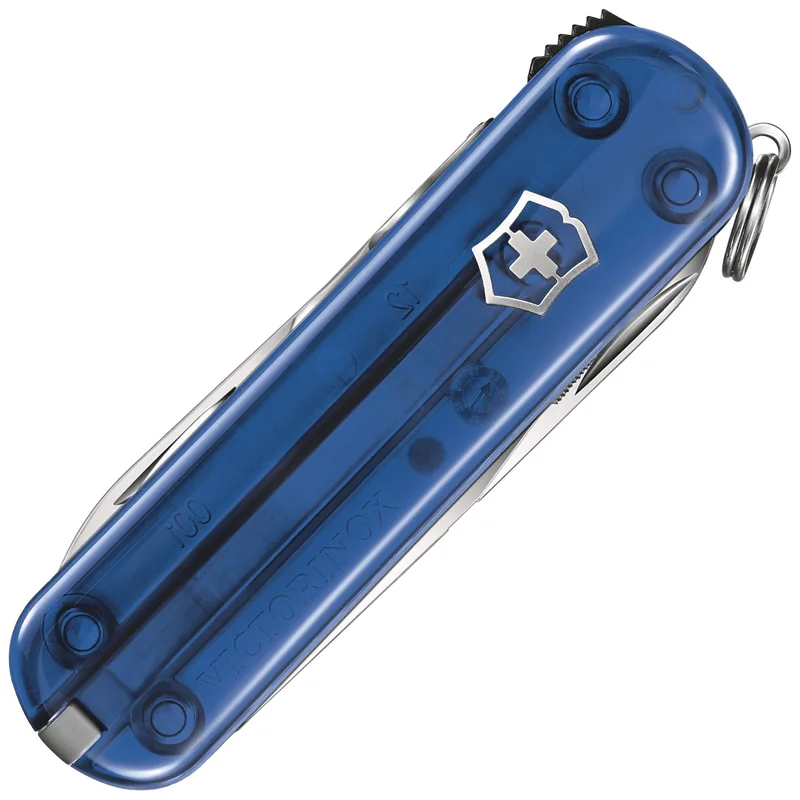 Nóż kieszonkowy Victorinox Nail Clip 580 - Transparent Blue