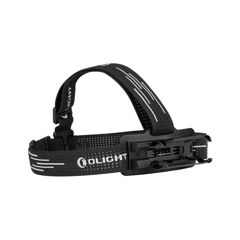 Latarka czołowa i kątowa Olight Perun 3 Midnight Blue z opaską na głowę - 3000 lumenów